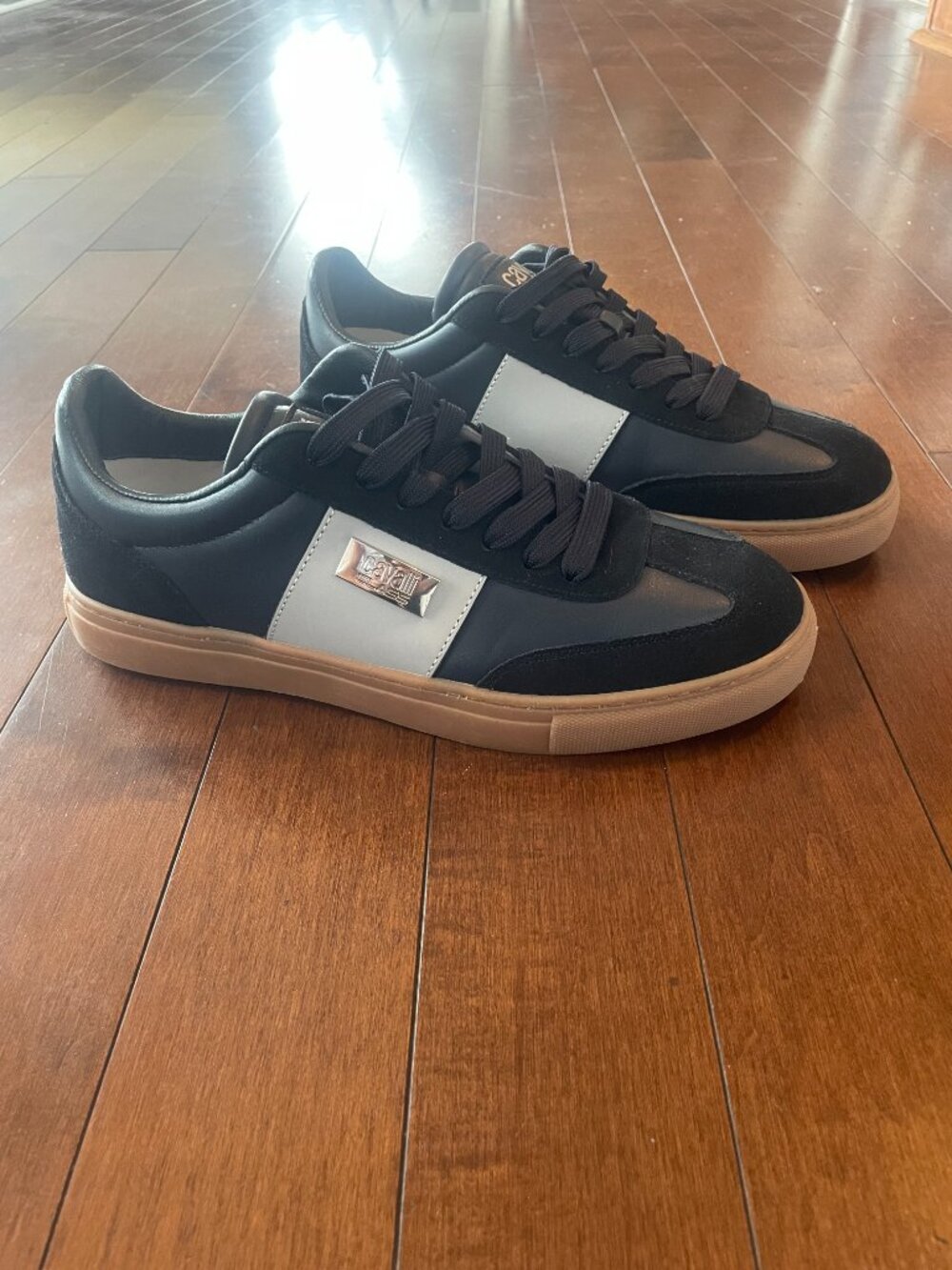 CAVALLI Men’s Bike Toe Sneaker